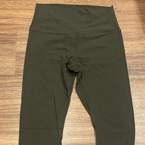 Align lululemon Olive green leggings full length